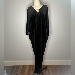 Lucie Ann of Beverly Hills black velveteen Caftan $145